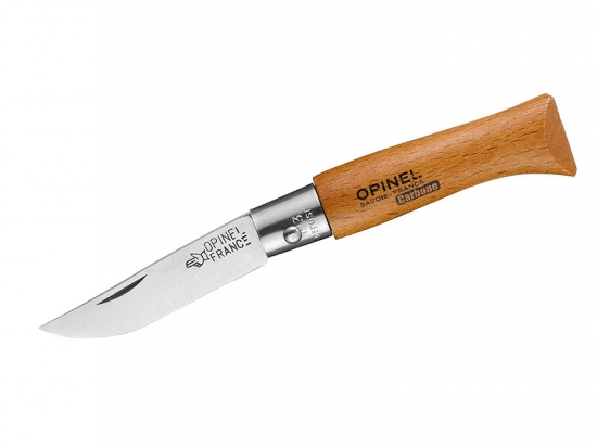 Opinel-Messer Minimesser 4cm Klinge 254003 Gr. 3 Kohlenstoffstahl Hartholz