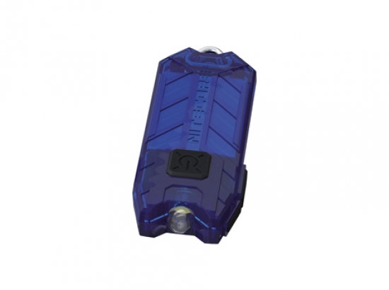 Nitecore Taschenlampe Schlüsselanhänger Tube Blau mit 55 Lumen Micro USB