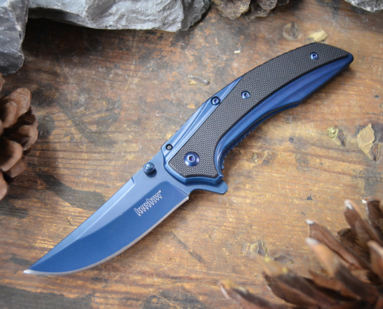 Kershaw 8320 OUTRIGHT SpeedSafe Einhand Messer Federunterstützt Blau