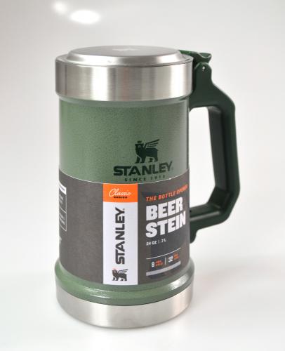 Stanley Vakuumisolierter Bierkrug mit Deckel Beer Stein mit Flaschenöffner